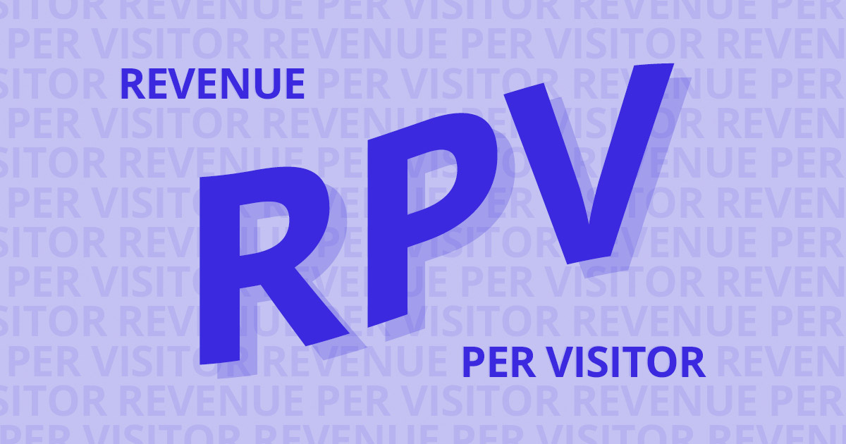 RPV ecommerce most important kpi