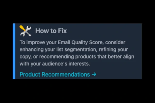 How to Fix Email Quality Score